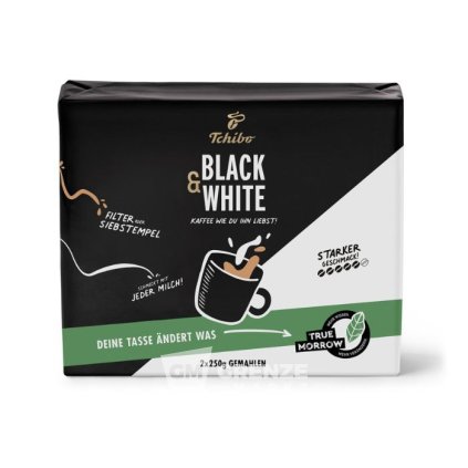 Tchibo Black&White mletá káva 2x250g