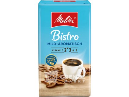 melitta bistro mild aromatisch mleta kava 500g