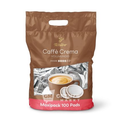 Tchibo Caffè Crema Vollmundig kávové pody 100x7,4g
