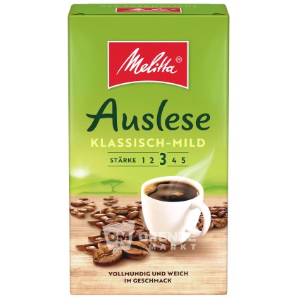 melitta auslese klassisch mild mleta kava 500g