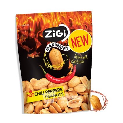 zigi arasidy s palivymi chilli paprickami 70g
