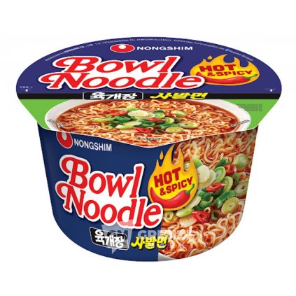 Nongshim instantní nudle Bowl Hot Spicy 100g | GRENZE MARKT