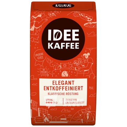 idee kaffee elegant bezkofeinova mleta kava 500g