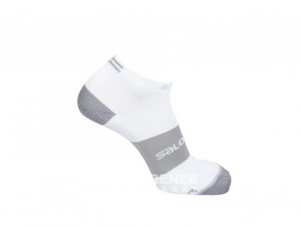 Salomon unisex ponožky Running Sonic Pro White/Grey | GRENZE MARKT