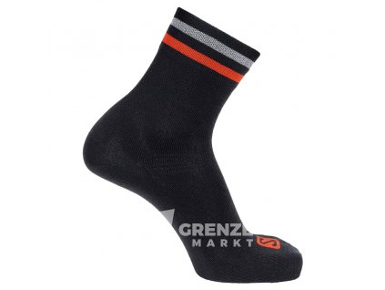 Salomon Unisex ponožky Running Sonic Quarter Black | GRENZE MARKT