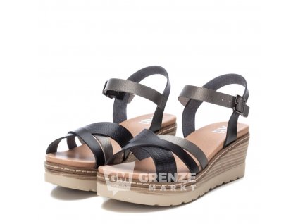 XTI Dámské sandály Black PU 140788 | GRENZE MARKT