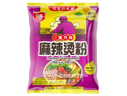 Baijia instantní skleněné nudle Hot&Spicy 105g | GRENZE MARKT