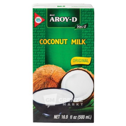 AROY-D Kokosové mléko original 500ml | GRENZE MARKT