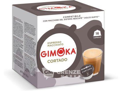 gimoka cortado kapsle kompatibilni s dolce gusto 16 kapsli