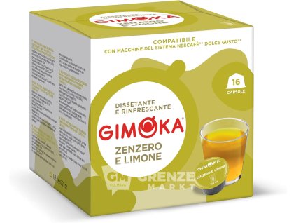gimoka zazvor a citron kapsle kompatibilni s dolce gusto 16 kapsli