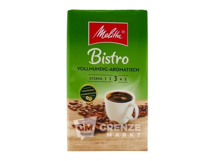 melitta bistro vollmundig aromatisch mleta kava 500 g