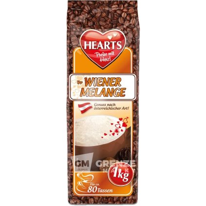 hearts cappuccino wiener melange instantni napoj 1 kg