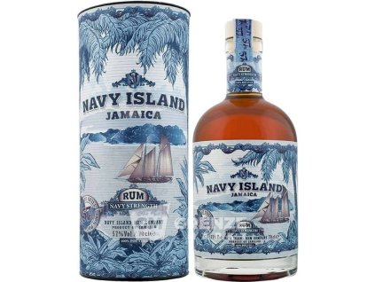 77146 2 navy island navy strength rum 57 0 7l tuba