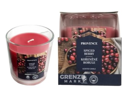 78064 2 provence svicka ve skle korenene bobule 7 x 8 cm 135g 120 hodin horeni