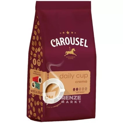 78931 carousel daily cup crema zrnkova kava 1kg