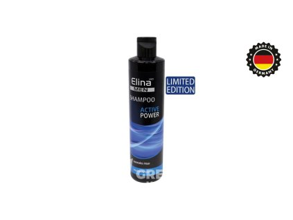Elina Men Šampon pro komplexní péči o vlasy Active Power 300ml | GRENZE MARKT