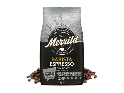 merrild barista espresso zrno 1kg