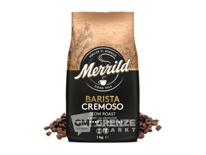 merrild barista cremoso zrno 1kg