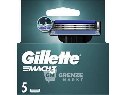 gillette mach3 nahradni hlavice 5ks