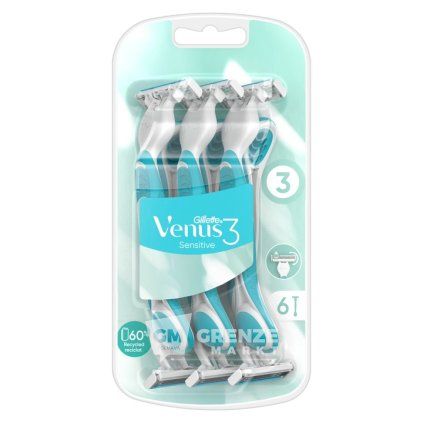 gillette venus3 sensitive holitka 6ks