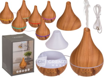 humidifier oil diffuser wooden optic ii