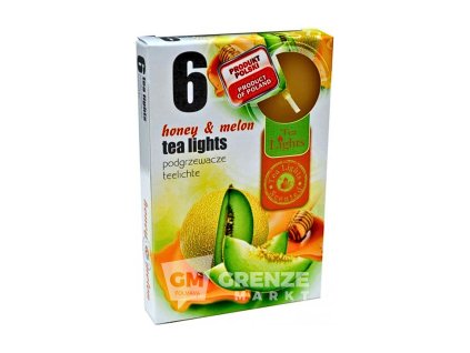 Admit vonná čajová svíčka Honey & Melon 6ks