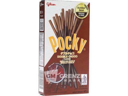 Glico Pocky tyčinky Double Chocolate 47g | GRENZE MARKT
