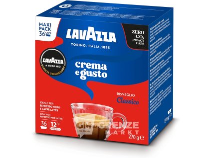 lavazza crema e gusto classico 36 kapsli 270g