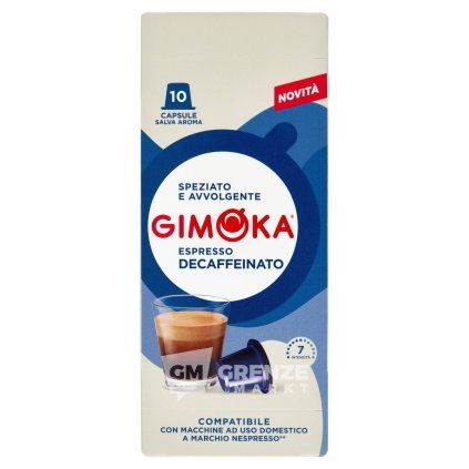 Gimoka Espresso Decaffeinato 10 kapslí
