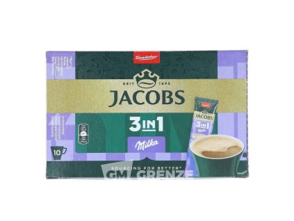 Káva instantní Jacobs 3v1 Milka (10 sáčků x 11,2g)