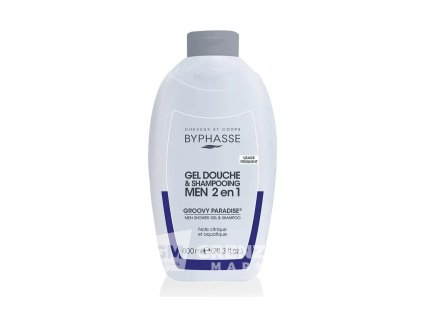 byphasse sprchovy gel a sampon pro muze groovy paradise 600ml