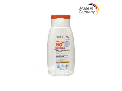 BioGlow SUN Kids dětské opalovací mléko LSF50+ 100ml