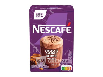 nescafe chocolate caramel brownie mocha 7 x 21 4g