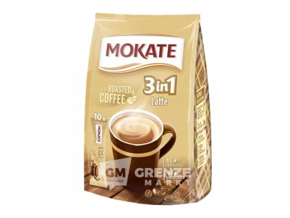 Mokate 3in1 Latte káva instantní 10x15g