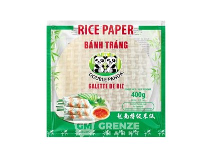 Double Panda rýžový papír 22 cm na jarní závitky 400 g