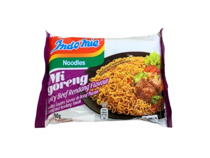 Indomie Mi Goreng Spicy Beef Rendang instantní nudle 80 g