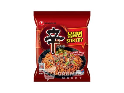 Nongshim Shin Ramyun Stir Fry instantní nudle 131 g