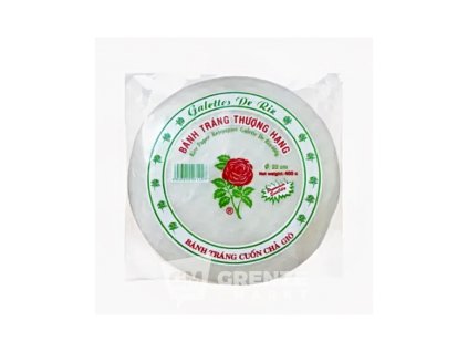 Rose rýžový papír na smažené jarní závitky 22 cm 400 g