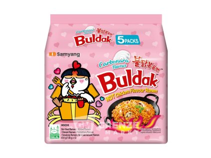 samyang buldak hot chicken ramen carbonara instantni nudle 5 130 g