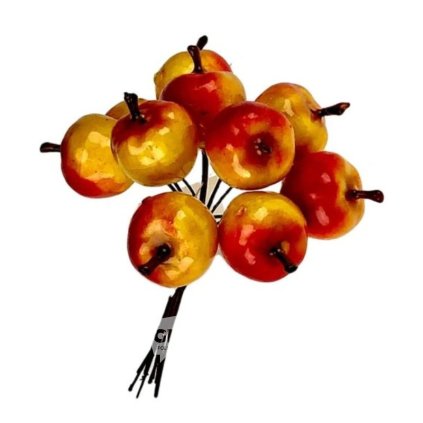 Přízdoba jablko svazek TY76-517FO 2 cm