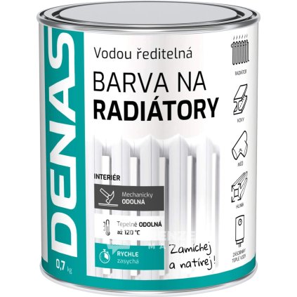 denas barva na radiatory 0100 bila 700ml