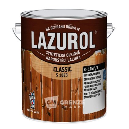 Lazurol Classic S1023 0021 Ořech syntetická olejová lazura 2,5 l