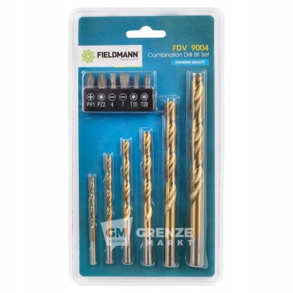 fieldmann sada 12ks vrtaky bity fdv 9004