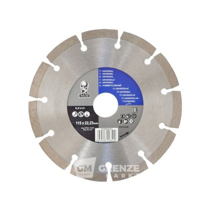 Kotouč diamantový Atlas Universal 115×22 mm