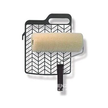 Polyester s válečkem a mřížkou 250x8mm