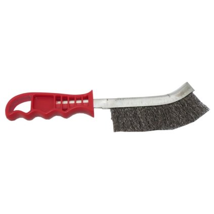 Kartáč ocelový ruční s plastovou rukojetí S