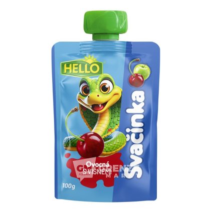 HELLO Ovocná kapsička višeň 100 g