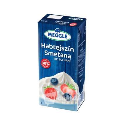 MEGGLE Smetana ke šlehání 30 % 1 l UHT
