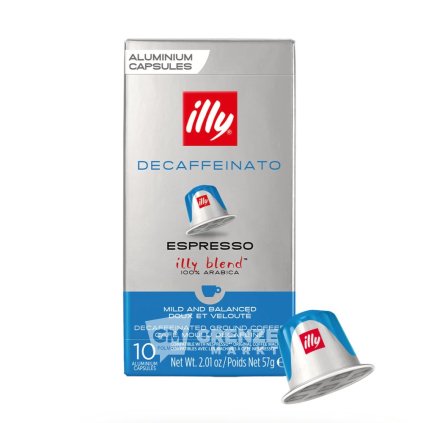 illy espresso decaffeinato kompatibilni s nespresso 10 kapsli