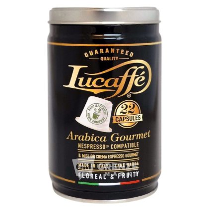 lucaffe arabica gourmet kapsle pro nespresso 22 ks